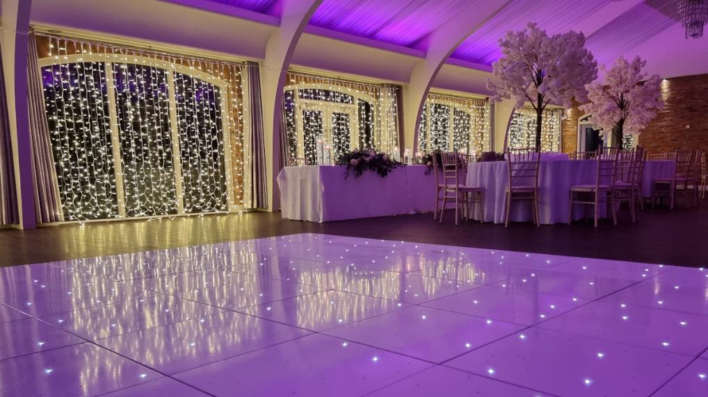 Colshaw Hall Dancefloor & Fairy Lights